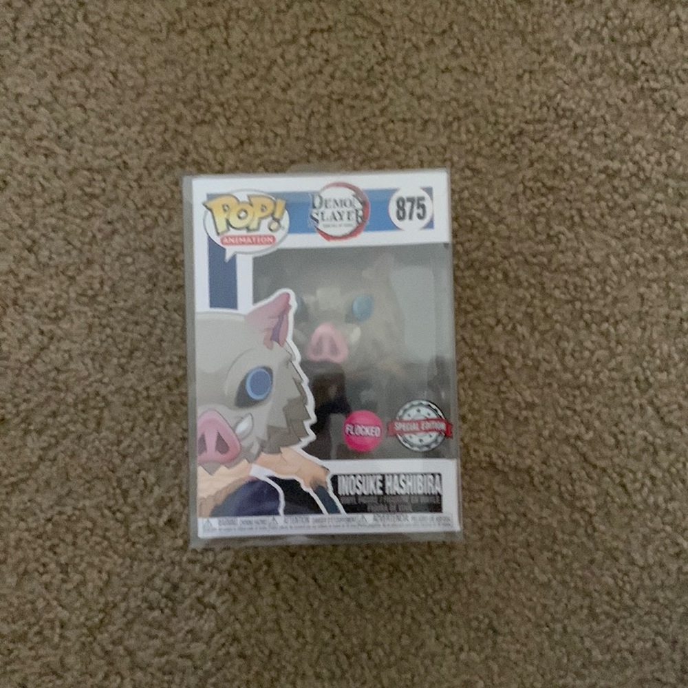 Inosuke flocked  Funko pop
